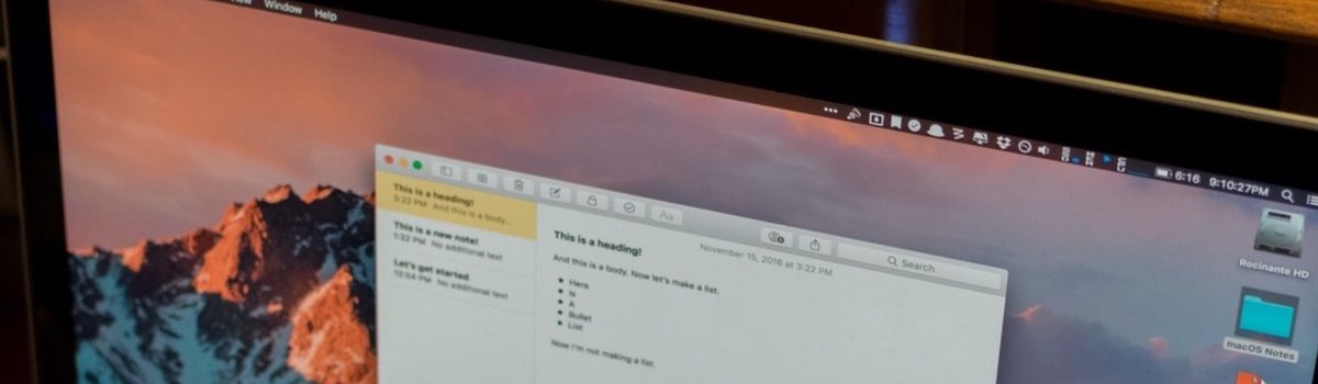Как закрепить Заметки в отдельном окне Mac