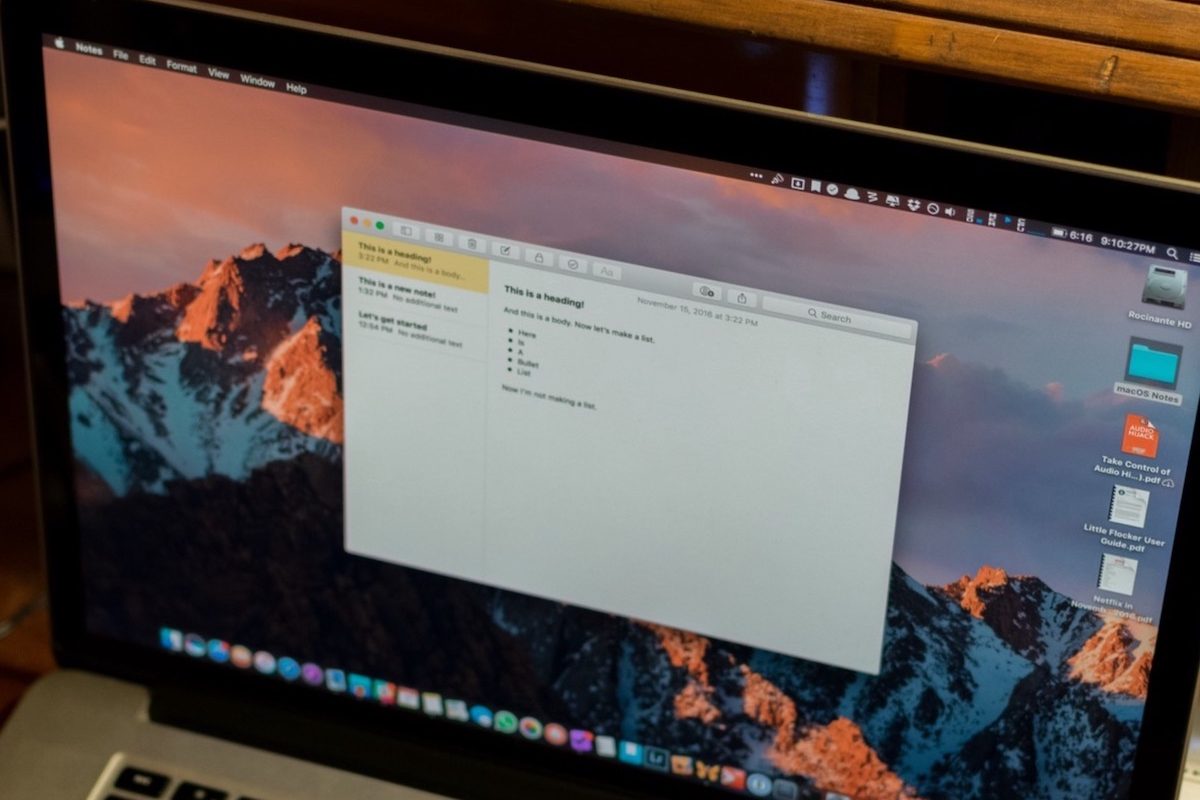 How to Pin Notes to a Separate Window macOS