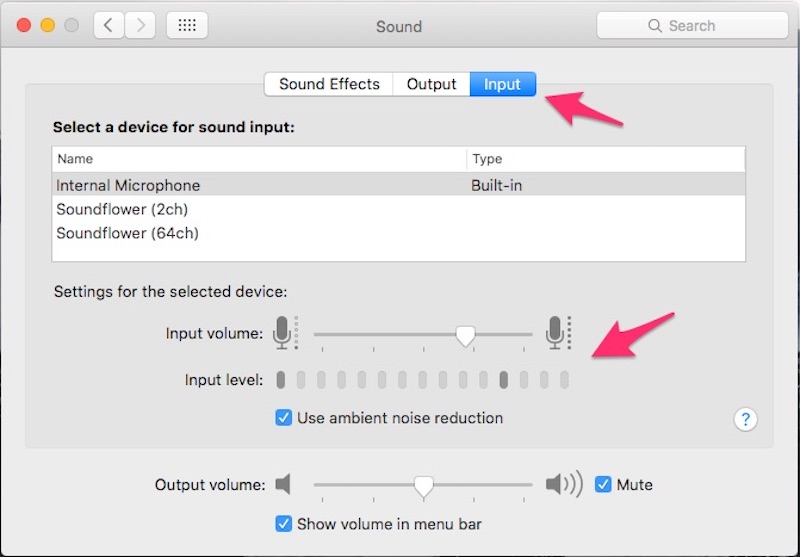 Set up microphone macOS